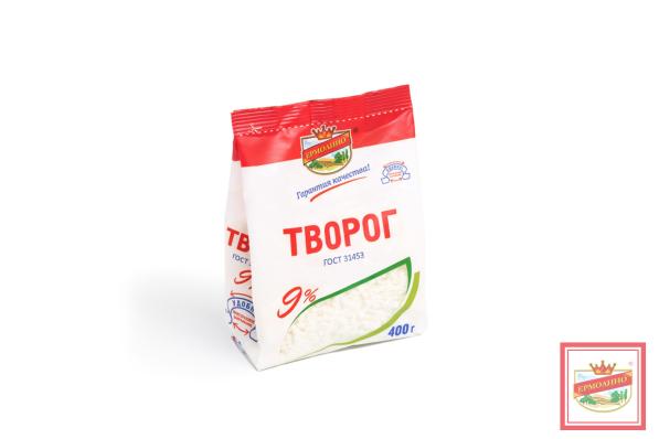 Творог, 9%, 400 г